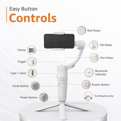 Foldable 3-Axis Smartphone Gimbal
