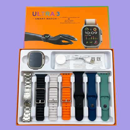 Ultra 3 Smart Watch Combo Pack