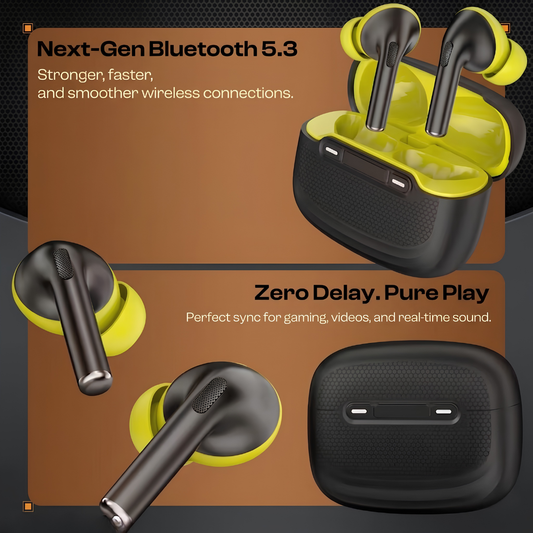 Hybrid ANC Wireless Earbuds