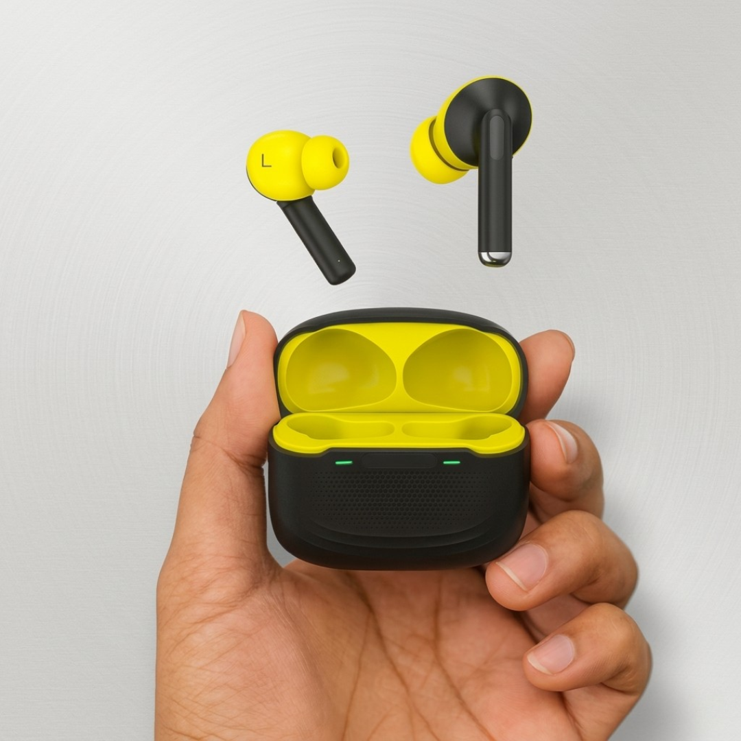 Hybrid ANC Wireless Earbuds